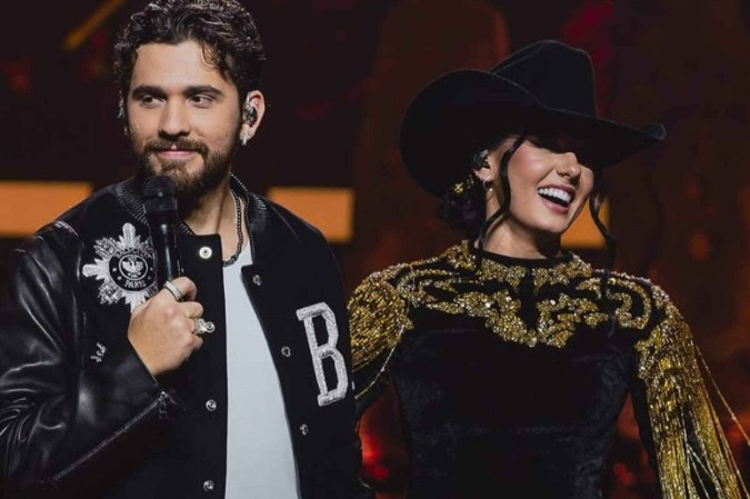Gustavo Mioto anuncia música inédita que gravou com a ex-namorada, Ana Castela -  (crédito: Observatório dos Famosos)