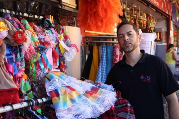 A loja na qual Alex Carvalho é gerente teve aumento em torno de 25% nas vendas -  (crédito:  Bruna Gaston CB/DA Press)