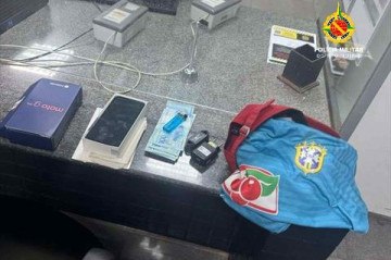 Polícia militar prende autores de roubo a loja de varejo  -  (crédito: PMDF)