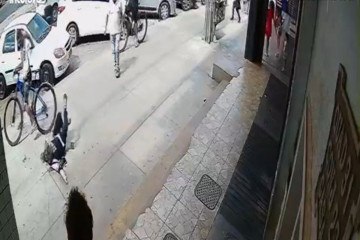 Atropelamento ocorreu em área que proíbe bicicletas -  (crédito: Material cedido )