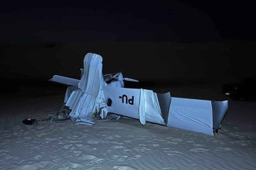 Avião cai nos lençóis maranhenses e dois jovens que estavam na aeronave faleceram -  (crédito: reprodução)