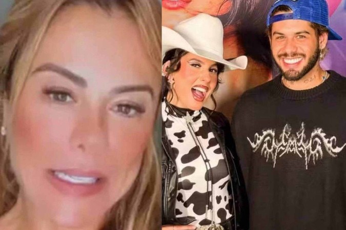 Poliana Rocha, mãe de Zé Felipe, revela o que pensa sobre Ana Castela -  (crédito: Observatório dos Famosos)