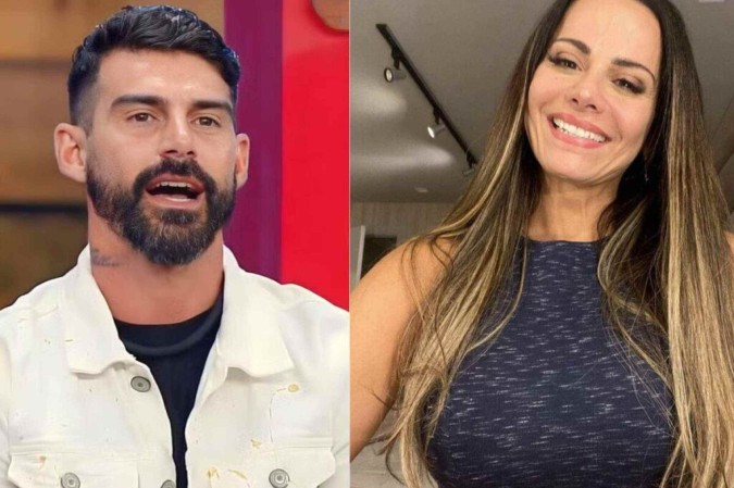 Radamés diz que exposição de namoro com Viviane Araújo prejudicou sua carreira no futebol -  (crédito: Observatório dos Famosos)