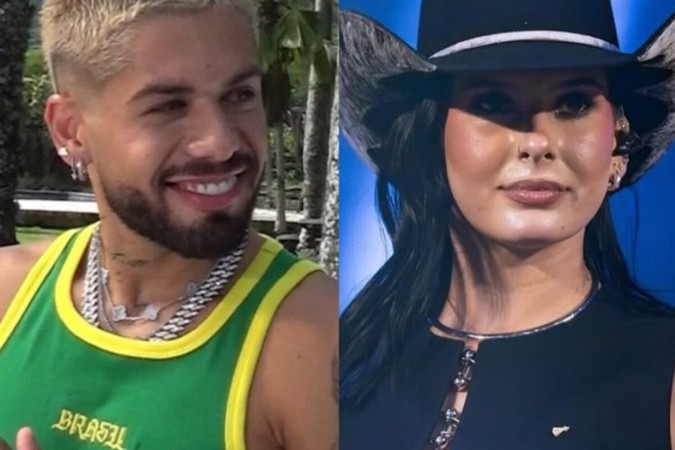 Ana Castela e Zé Felipe agitam web com novas “coincidências” em posts -  (crédito: Observatório dos Famosos)