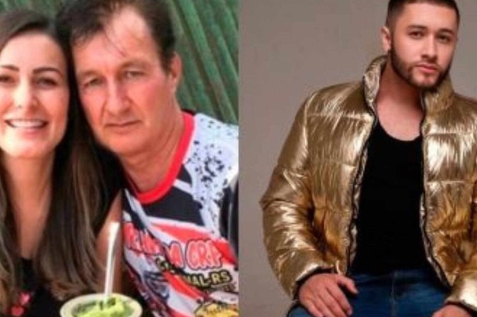 Victor Ferraz grava cena com pai de Andressa Urach: ‘Já gravei com a filha, agora com o pai’ -  (crédito: Observatório dos Famosos)