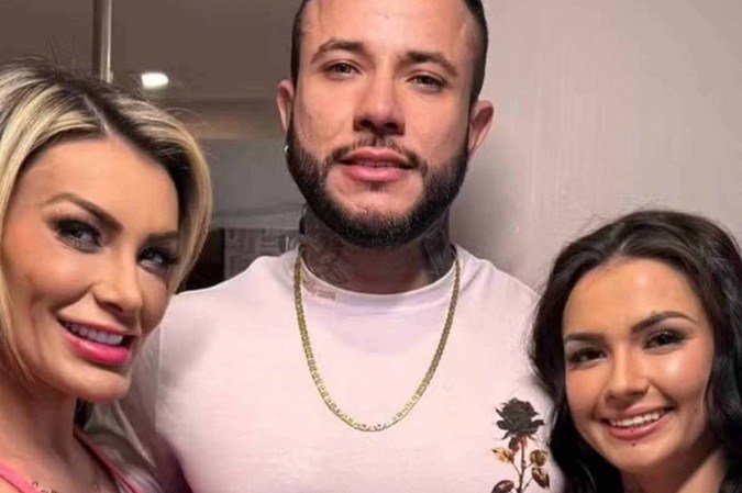 Incesto? Andressa Urach anuncia vídeo de sexo com a própria irmã e ator -  (crédito: Observatório dos Famosos)