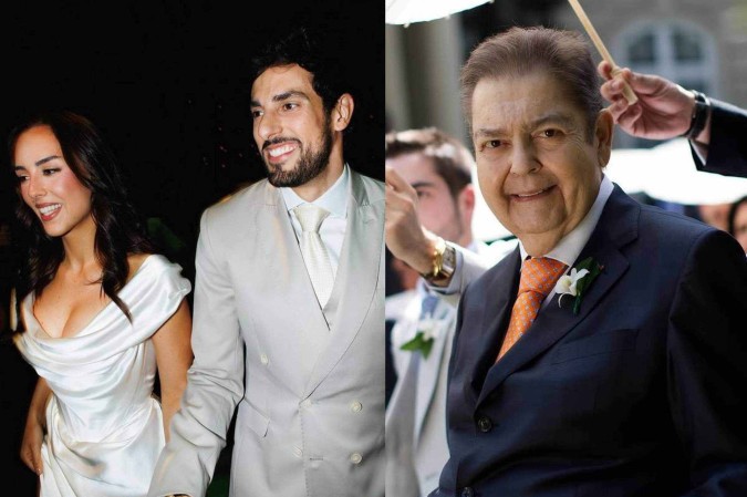 Marido de Lara Silva faz revelações sobre como é a relação com o sogro, Faustão -  (crédito: Observatório dos Famosos)
