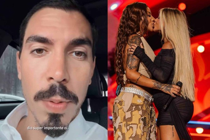 Gabriel David esclarece polêmica com Ludmilla e saída de Brunna Gonçalves da Beija-Flor -  (crédito: Observatório dos Famosos)