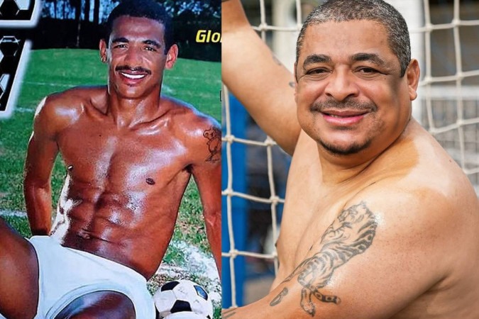 Vampeta, ex-jogador do Corinthians, surpreende e anuncia novo ensaio nu após 30 anos -  (crédito: Observatório dos Famosos)