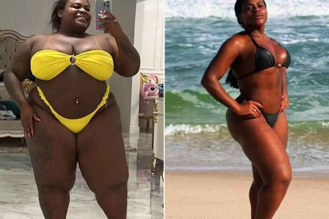 Jojo Todynho posa de biquíni após perder 86 kg: ‘Forma como acredito em mim é assustador -  (crédito: Observatório dos Famosos)