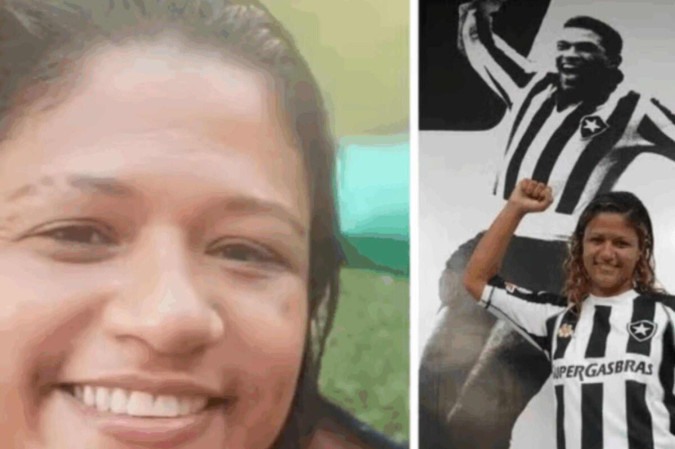 Morre aos 44 anos, MC Pink, filha caçula de Garrincha -  (crédito: Observatório dos Famosos)