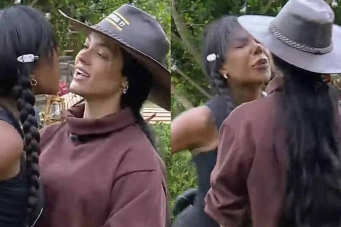 A Fazenda: Carol perde o controle e cospe em Rayane ao saber que vai para a roça -  (crédito: Observatório dos Famosos)