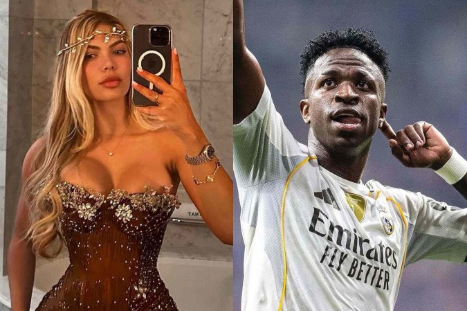 Modelo confirma reencontro com Vini Jr. após polêmica com prints: “Ele está chateado” -  (crédito: Observatório dos Famosos)