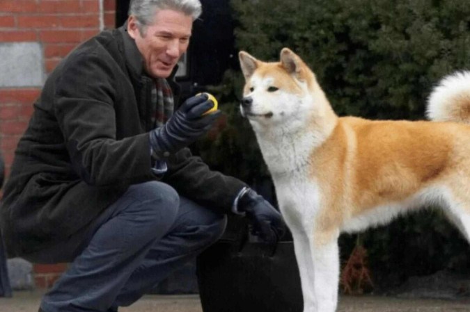 A tocante história de Hachiko ganha versão com Richard Gere no Prime Video -  (crédito: Obeservatório da TV)