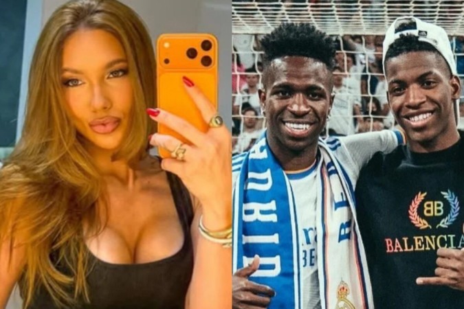 Virginia Fonseca aparece com irmão de Vini Jr. em mansão - (crédito: Observatório dos Famosos) Virginia Fonseca aparece com irmão de Vini Jr. em mansão - (crédito: Observatório dos Famosos)