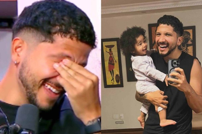 Yuri Lima revela o verdadeiro motivo de ter deixado o futebol e chora ao falar da filha com IZA -  (crédito: Observatório dos Famosos)