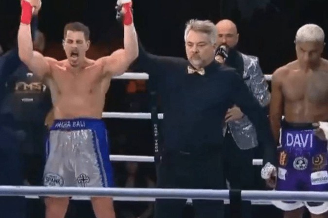 Sacha Bali reclama de cachê e expõe bastidores da luta contra Davi Brito: “Não foi rentável” -  (crédito: Observatório dos Famosos)