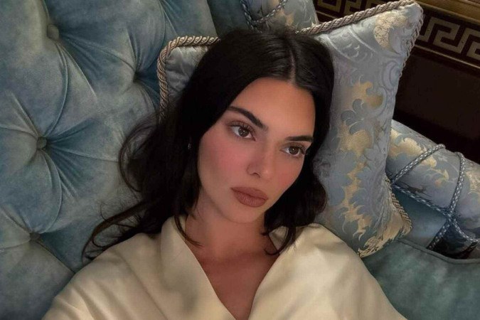 Nudes de Kendall Jenner agitam as redes sociais -  (crédito: Observatório dos Famosos)