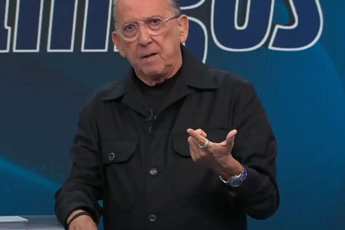 É grave? Galvão Bueno é internado em hospital de São Paulo -  (crédito: Observatório dos Famosos)