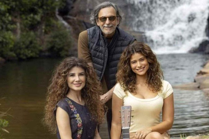 Globo divulga fotos inéditas de Paula Fernandes nas gravações de Coração Acelerado -  (crédito: Observatório dos Famosos)