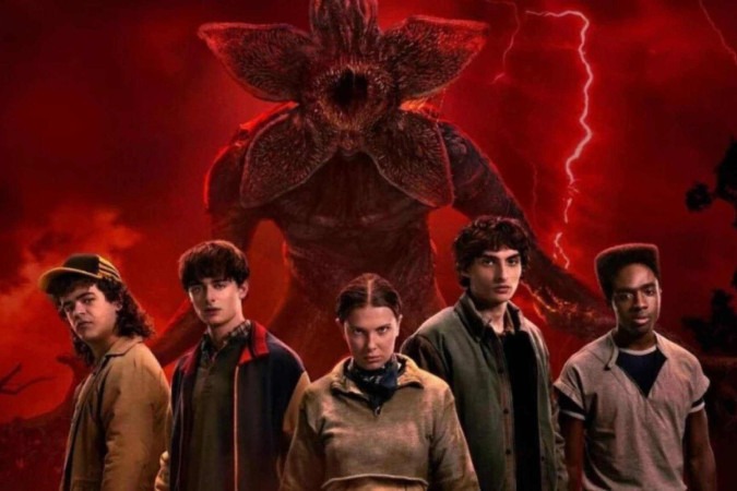 Netflix provoca fãs com pôsteres interligados antes do lançamento do Volume 2 de Stranger Things -  (crédito: Obeservatório da TV)