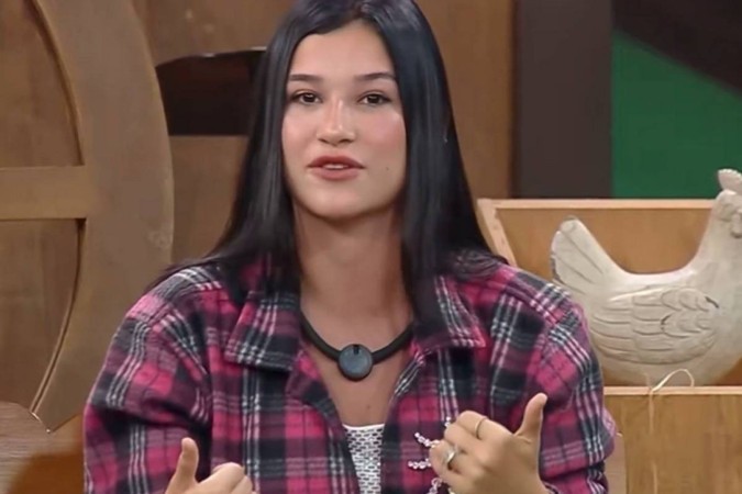 A Fazenda 17: Duda reage a boatos de sexo com Mesquita no confinamento -  (crédito: Observatório dos Famosos)