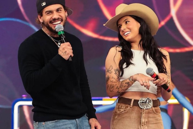 ZÃ© Felipe reage a rumores envolvendo a sexualidade de Ana Castela na web -  (crédito: ObservatÃ³rio dos Famosos)