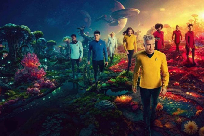 Star Trek: Strange New Worlds anuncia novos intérpretes de personagens clássicos na temporada final -  (crédito: Obeservatório da TV)
