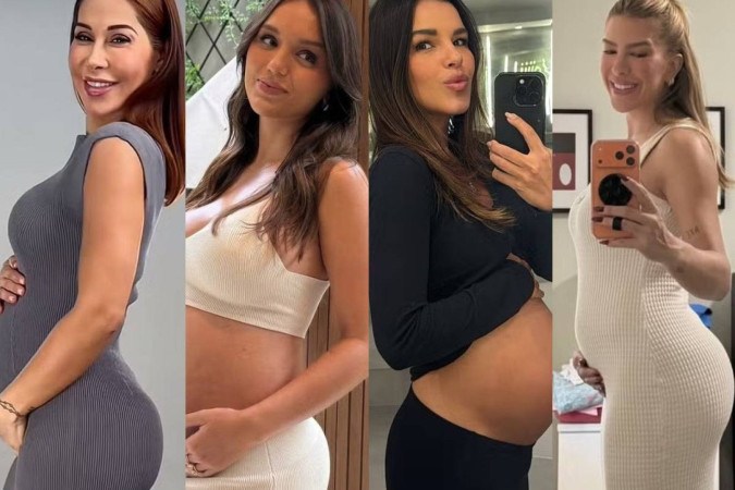 Veja lista das famosas que anunciaram gravidez em 2025 -  (crédito: Observatório dos Famosos)