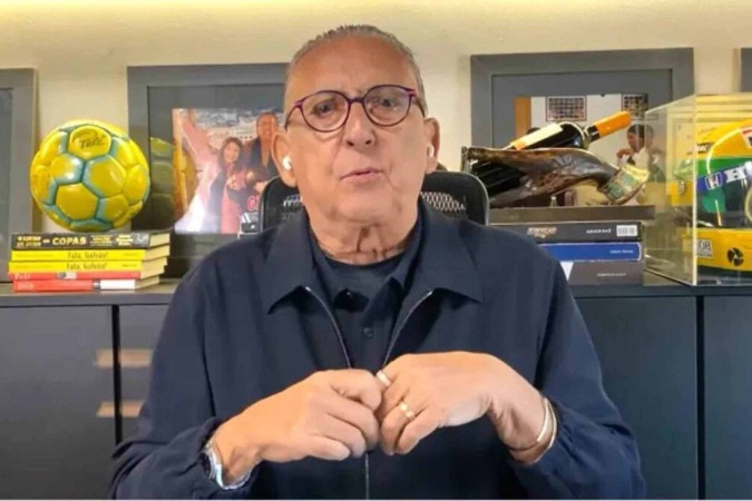 O que aconteceu com Galvão Bueno? Saiba detalhes do quadro de saúde do narrador após internação -  (crédito: Observatório dos Famosos)