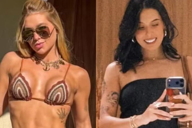 Copiou? Virginia Fonseca usa mesma calça que Ana Castela usou dois dias antes -  (crédito: Observatório dos Famosos)