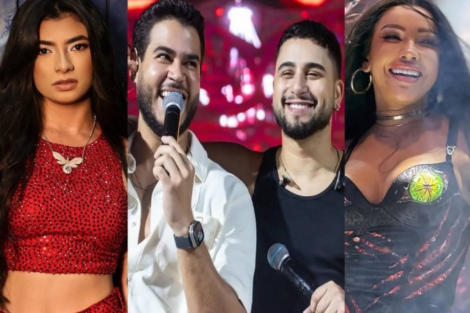 Confira os artistas que foram a revelação da música brasileira em 2025 -  (crédito: Observatório dos Famosos)
