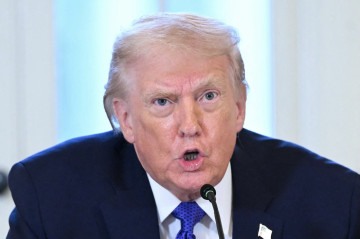 presidente dos eua Donald Trump faz ameaças contra cuba -  (crédito:  SAUL LOEB / AFP)