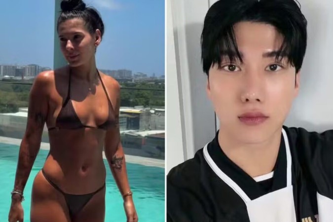 Ana Castela ganha cantada de influencer coreano após postar de biquíni e agita a web -  (crédito: Observatório dos Famosos)