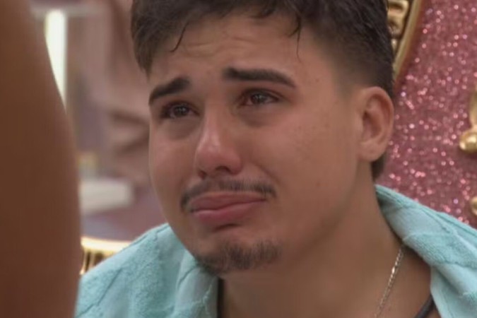 BBB 26: Pedro cai no choro após revelar ter traído esposa: ‘Abri isso aqui no jogo’ -  (crédito: Observatório dos Famosos)