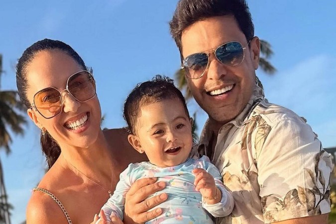 Zezé Di Camargo fala sobre planos de aumentar a família com Graciele Lacerda -  (crédito: Observatório dos Famosos)