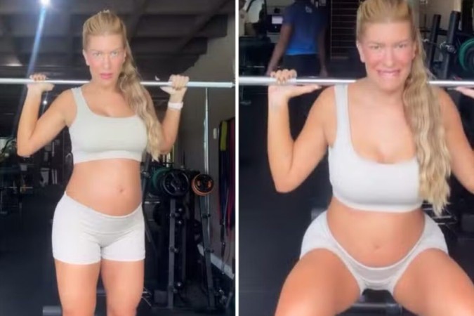 Grávida, Lore Improta revela dificuldade para manter massa magra: ‘Luta diária’ -  (crédito: Observatório dos Famosos)