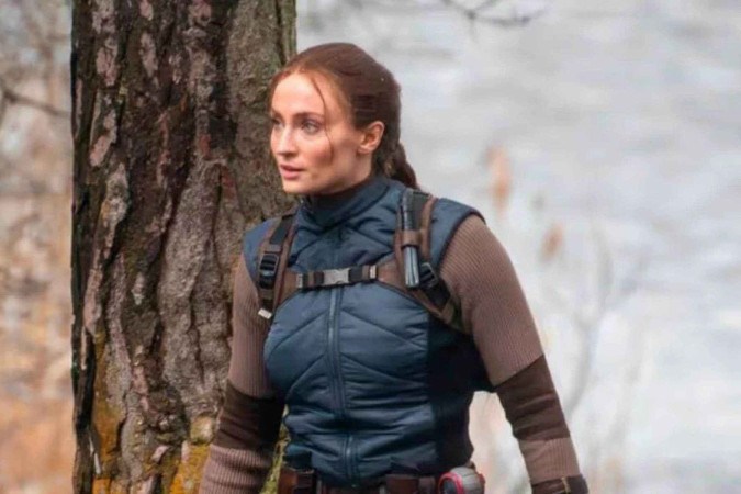 Tomb Raider ganha novas imagens com Sophie Turner caracterizada como Lara Croft -  (crédito: Obeservatório da TV)