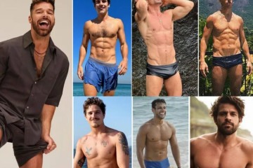 No Rio, Ricky Martin segue vários galãs brasileiros; veja lista -  (crédito: Observatório dos Famosos) -No Rio, Ricky Martin segue vários galãs brasileiros; veja lista -  (crédito: Observatório dos Famosos)