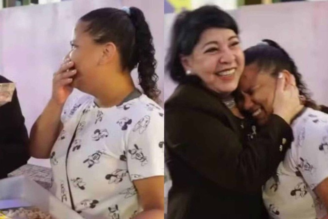 Roberta Miranda compra toda a mercadoria de ambulante e distribui aos foliões durante o Carnaval em João Pessoa -  (crédito: Observatório dos Famosos)