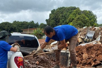 Após fortes chuvas, Ceilândia inicia força-tarefa emergencial - (crédito: Divulgação) Após fortes chuvas, Ceilândia inicia força-tarefa emergencial - (crédito: Divulgação)