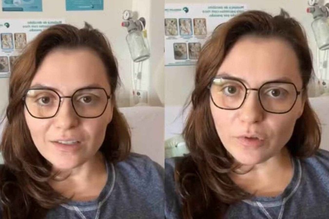 Monica Iozzi passa uma semana internada após quadro de afasia -  (crédito: Observatório dos Famosos)