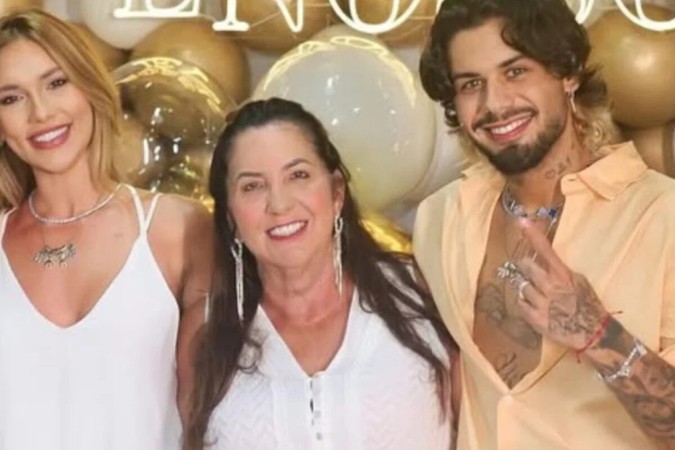 Zé Felipe manda carta para ex-sogra após ela passar por cirurgia -  (crédito: Observatório dos Famosos)