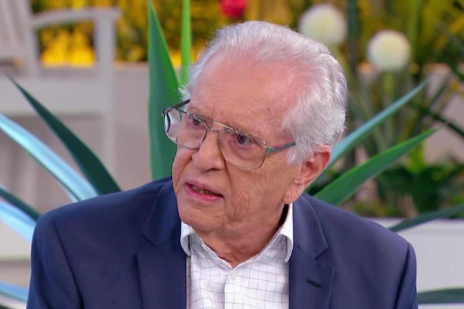 Carlos Alberto de Nóbrega é internado em SP às vésperas de completar 90 anos -  (crédito: Observatório dos Famosos)