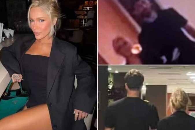 Outro jogador? Karoline Lima é flagrada com outro jogador do Flamengo -  (crédito: Observatório dos Famosos)