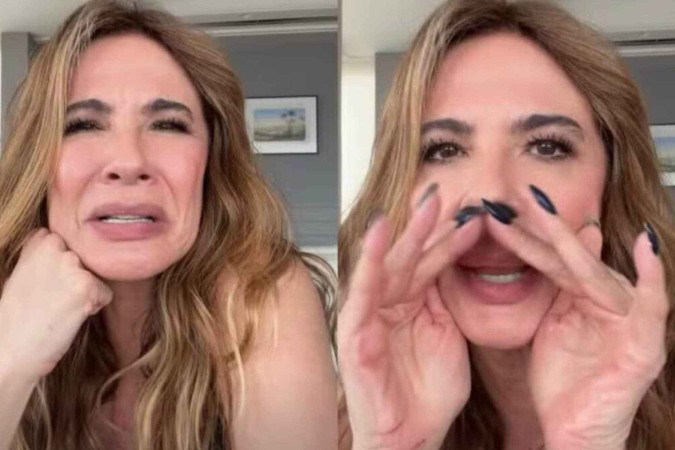 Luciana Gimenez expõe mensagem de seguidor sobre o tamanho do órgão genital e faz apelo -  (crédito: Observatório dos Famosos)