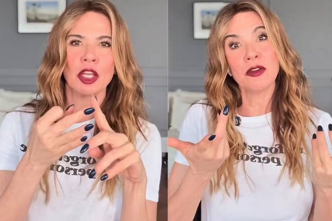 Luciana Gimenez rasga críticas por usar biquíni e roupas curtas: “Qual é o limite da idade?” -  (crédito: Observatório dos Famosos)