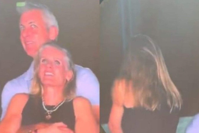 Mulher flagrada com chefe em show do Coldplay revela reviravoltas em sua vida após episódio polêmico -  (crédito: Observatório dos Famosos)