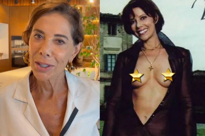 Ângela Vieira: relembre fotos raras do ensaio da atriz nua aos 47 anos -  (crédito: Observatório dos Famosos)