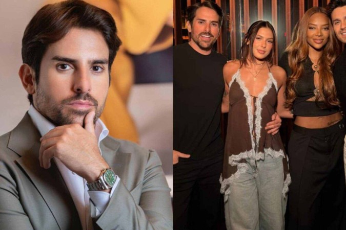 Ex-diretor da Band, Rodrigo Branco celebra 11 anos nos Estados Unidos e reforça seu posto como o queridinho das celebridades brasileiras em terras internacionais -  (crédito: Observatório dos Famosos)